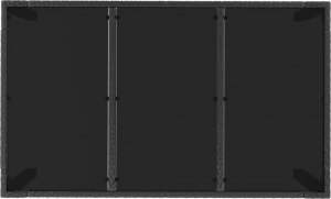 vidaXL 5-cz. zestaw mebli ogrodowych z poduszkami, czarny, polirattan 9