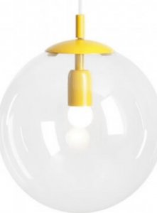 Lampa wisząca Aldex Minimalistyczna lampa wisząca Globe 562G14 ball żółta 1
