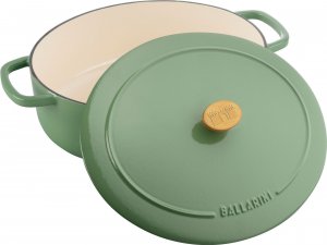 Ballarini Ballarini Bellamonte Garnek żeliwny owalny 4,5 l zielony 3