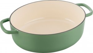 Ballarini Ballarini Bellamonte Garnek żeliwny owalny 4,5 l zielony 4