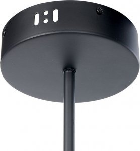 Lampa wisząca Beliani Lampa wisząca 4 - punktowa metalowa czarna BANDON 8