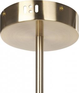 Lampa wisząca Beliani Lampa wisząca 4 - punktowa metalowa złota BANDON 7