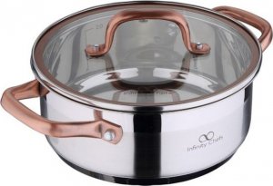 infinity chefs Garnek Infinity Chefs Stal nierdzewna Srebrzysty -  20 x 8 cm - 2,3 L 1