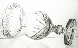 Crystal Julia Wazon kryształowy miejsce na grawerunek 30,5 cm 2
