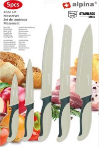 Alpina Alpina - Zestaw noży ze stali nierdzewnej (zielony) 2