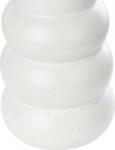 Beliani Wazon na kwiaty ceramiczny 22 cm biały PIREAS 4