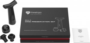 Prestigio Pompka próżniowa do wina, korki do wina i szampana 8