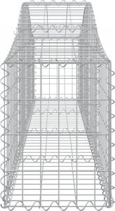 vidaXL Kosze gabionowe, 14 szt, 200x30x40/60 cm, galwanizowane żelazo 5