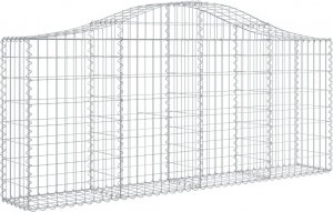 vidaXL Kosze gabionowe, 14 szt, 200x30x80/100 cm, galwanizowane żelazo 3