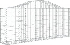 vidaXL vidaXL Kosze gabionowe, 20 szt, 200x30x80/100 cm, galwanizowane żelazo 3