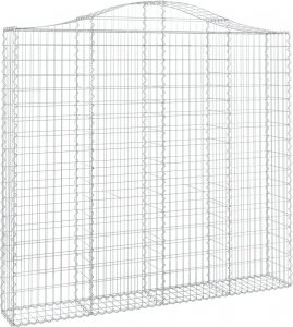 vidaXL vidaXL Kosze gabionowe, 6 szt, 200x30x180/200 cm, galwanizowane żelazo 3