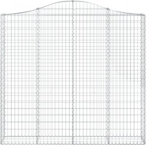 vidaXL vidaXL Kosze gabionowe, 6 szt, 200x30x180/200 cm, galwanizowane żelazo 4