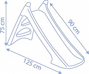 Smoby Zjeżdżalnia XS PAW PATROL Psi Patrol (ślizg 90cm) 820626 SMOBY 2