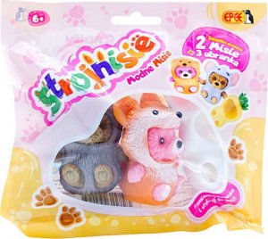 Figurka Epee EPEE Strojnisie Modne Misie 2pak - Jeż + Lis + ubranko Królik 094091 8