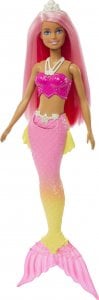 Lalka Barbie Mattel Barbie Lalka Syrenka podstawowa HGR08 1