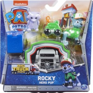 Figurka Spin Master Figurki Psi Patrol Big Truck Pups Hero Pups Rocky 1