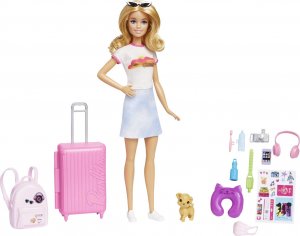 Lalka Barbie Mattel Malibu w podróży HJY18 4