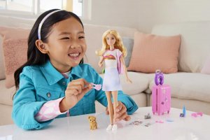 Lalka Barbie Mattel Malibu w podróży HJY18 5