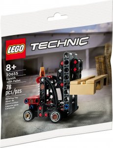 LEGO Technic Wózek widłowy z paletą (30655) 1