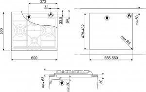 Płyta grzewcza Smeg SR264X2 2