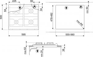 Płyta grzewcza Smeg SRV864AVOGH2 2