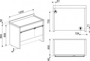Kuchenka Smeg A3-81 one size 2