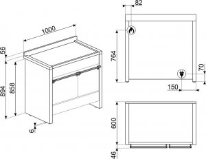 Kuchenka Smeg A2BL-81 one size 2