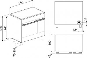 Kuchenka Smeg CPF92IMA one size 2
