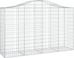 vidaXL vidaXL Kosze gabionowe, 8 szt, 200x50x120/140 cm, galwanizowane żelazo 3