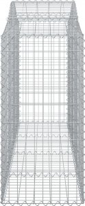 vidaXL vidaXL Kosze gabionowe, 8 szt, 200x50x120/140 cm, galwanizowane żelazo 5