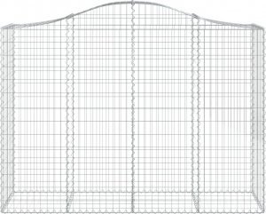 vidaXL Kosze gabionowe, 20 szt, 200x50x140/160cm, galwanizowane żelazo 4