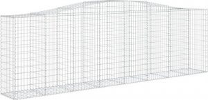 vidaXL vidaXL Kosze gabionowe, 20 szt, 400x50x120/140cm, galwanizowane żelazo 3