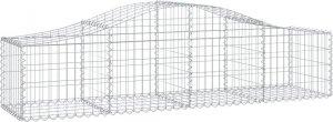 vidaXL vidaXL Kosze gabionowe, 12 szt, 200x50x40/60 cm, galwanizowane żelazo 3