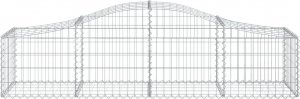 vidaXL vidaXL Kosze gabionowe, 12 szt, 200x50x40/60 cm, galwanizowane żelazo 4