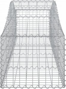 vidaXL vidaXL Kosze gabionowe, 12 szt, 200x50x40/60 cm, galwanizowane żelazo 5