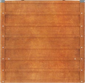 vidaXL Donica ogrodowa, szara, 400x80x77 cm, stal kortenowska 5