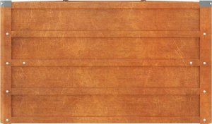 vidaXL Donica ogrodowa, szara, 400x80x45 cm, stal kortenowska 5