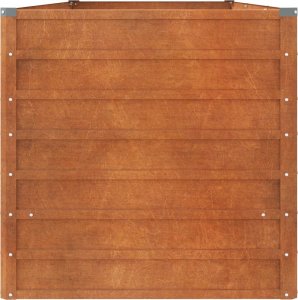 vidaXL vidaXL Donica ogrodowa, szara, 240x80x77 cm, stal kortenowska 5