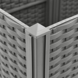 vidaXL vidaXL Donica do podwyższonej rabaty, 80x40x38 cm, polipropylen 7