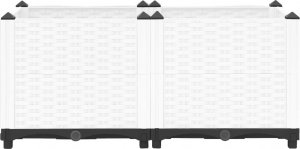 vidaXL vidaXL Donica do podwyższonej rabaty, 80x40x38 cm, polipropylen 4