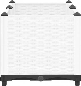 vidaXL vidaXL Donica do podwyższonej rabaty, 80x40x38 cm, polipropylen 5