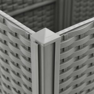 vidaXL vidaXL Donica do podwyższonej rabaty, 120x40x38 cm, polipropylen 7