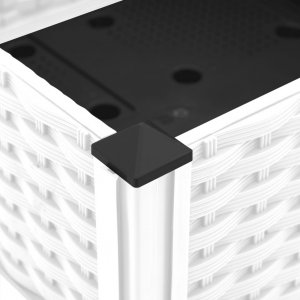 vidaXL vidaXL Donica do podwyższonej rabaty, 80x40x23 cm, polipropylen 7