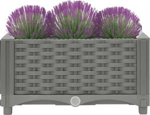 vidaXL vidaXL Donica do podwyższonej rabaty, 40x40x23 cm, polipropylen 3