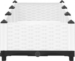 vidaXL vidaXL Donica do podwyższonej rabaty, 120x40x23 cm, polipropylen 5