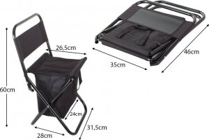 Verk KRZESŁO SKŁADANE WĘDKARSKIE TORBA TERMICZNA UCHWYT 14