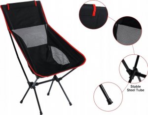 Verk KRZESŁO TURYSTYCZNE WĘDKARSKIE FOTEL SKŁADANE RYBY 7