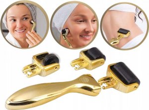 Masażer Verk MEZOTERAPIA IGŁOWA MASAŻER TWARZY WAŁEK ROLLER 3w1 4