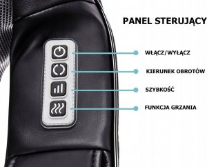 Masażer Verk MASAŻER KARKU SZYI PLECÓW CIAŁA 3D SHIATSU PLECY 6