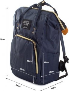 Verk PLECAK TORBA DO WÓZKA ORGANIZER DLA MAMY TATY 3w1 9